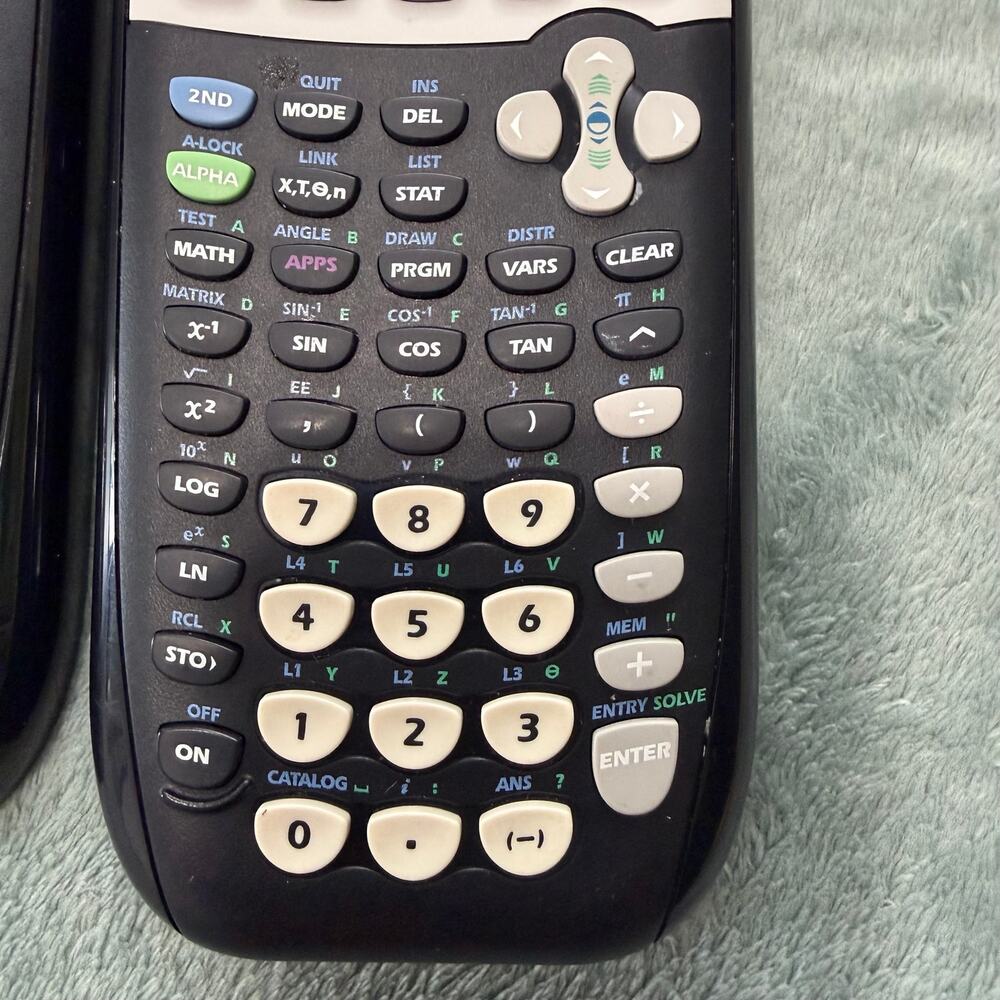 Texas Instruments TI-84 Plus Calculator Missing BackTESTED - Picture 3 of 7